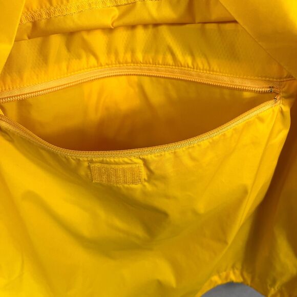 VTG  EBTEK Sac Jacket Mens XS Yellow Hooded Vented Full Zip Windbreaker Hiking - Picture 9 of 14